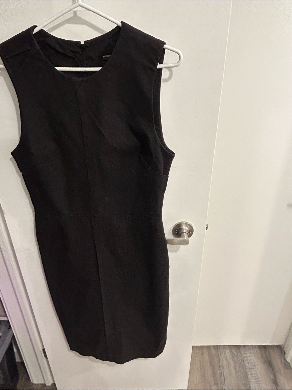 Banana Republic Classic Sleek Black Sheath Shift Dress - Professional, Work